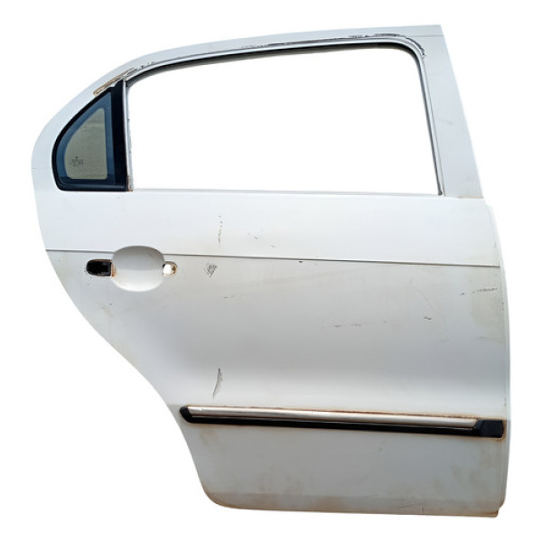 Porta Traseira Direita Vw Gol Voyage G5 G6 G7 2012 A 2020 Traseira Direita Branco