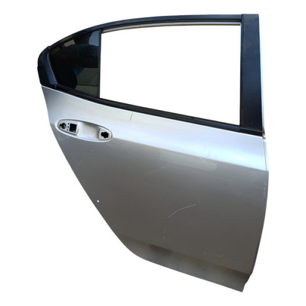 Porta Traseira Direita Honda City 2010 11 12 13 14 15 Traseira Direita Prata