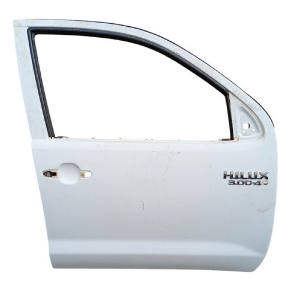 Porta Dianteira Direita Toyota Hilux 2005 A 2015 Dianteira Direita Branca