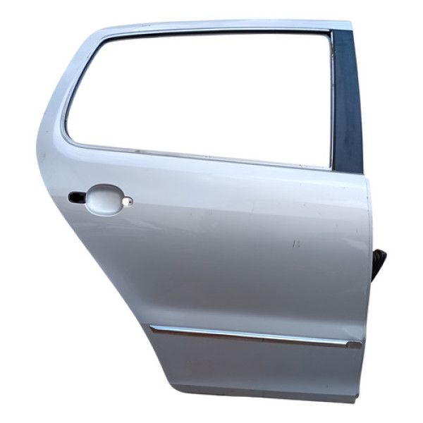 Porta Traseira Direita Vw Fox 2 Furos 2015 A 2021 Traseira Direita Prata