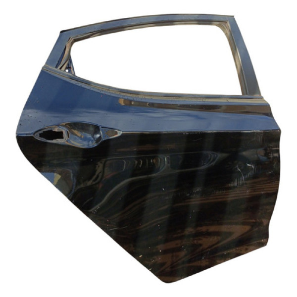Porta Traseira Direita Hyundai Elantra 2012 13 14 15 16 Traseira Direita Preto