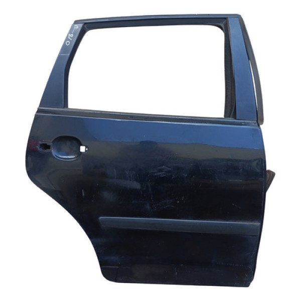 Porta Traseira Direita Vw Polo Sedan 2006 A 2013 Traseira Direita Preto