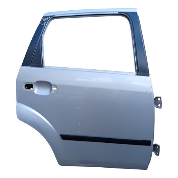 Porta Traseira Direita Ford Fiesta 2005 A 2013 Traseira Direita Prata