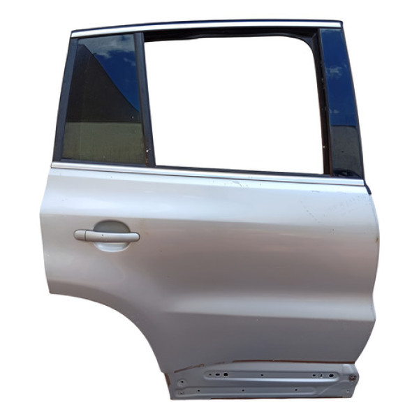 Porta Traseira Direita Vw Tiguan 2009 A 2016 Traseira Direita Cinza