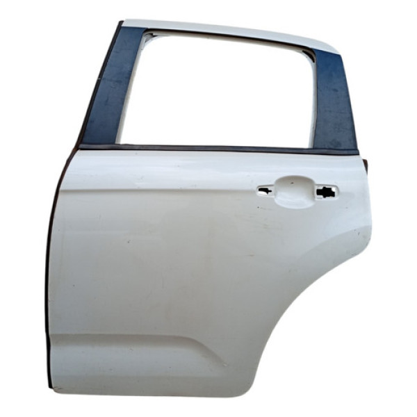 Porta Traseira Esquerda Citroen C3 2014 A 2017 Traseira Esquerda Branco