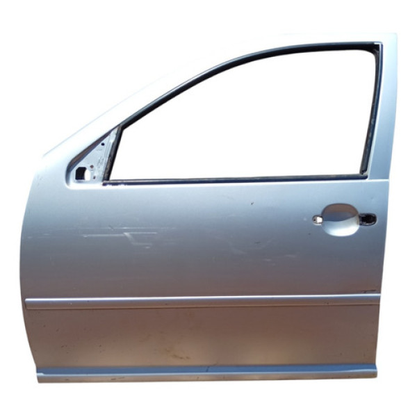 Porta Dianteira Esquerda Vw Golf 2000 A 2006 Dianteira Esquerda Prata