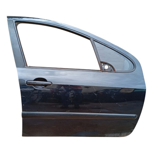 Porta Dianteira Direita Peugeot 307 2006 A 2012 Dianteira Direita Preto