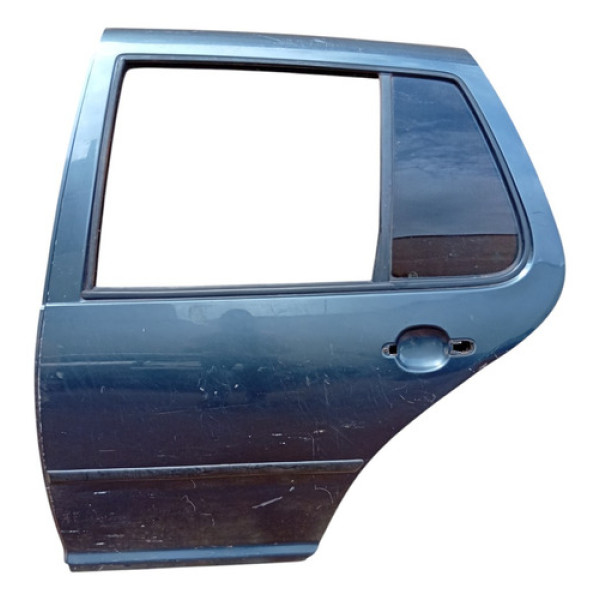 Porta Traseira Esquerda Vw Golf 2000 A 2012 Traseira Esquerda Cinza-escuro