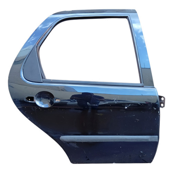 Porta Traseira Direita Fiat Palio Siena 2006 A 2014 Traseira Direita Preto
