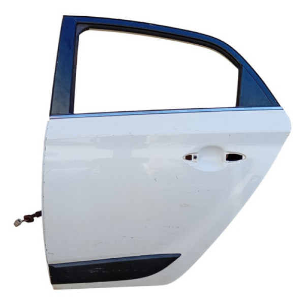Porta Traseira Esquerda Hyundai Hb20x 2013 A 2019 Traseira Esquerda Branco