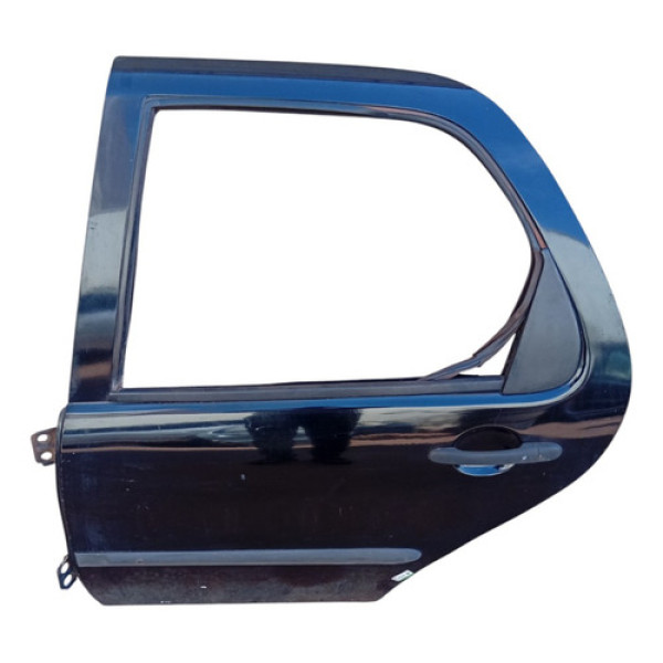 Porta Traseira Esquerda Fiat Palio Siena 2006 A 2014 Traseira Esquerda Preto