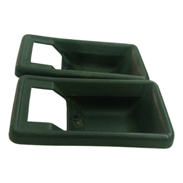 Par Moldura Maçaneta Interna Passat 86 Preta Original Vw