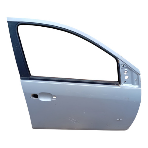 Porta Dianteira Direita Ford Fiesta 2005 A 2012 Dianteira Direita Cinza