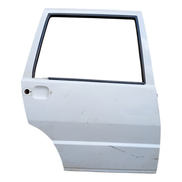Porta Traseira Direita Fiat Uno 2004 A 2013 Traseira Direita Branco