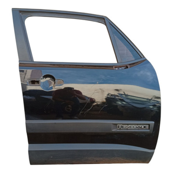 Porta Dianteira Direita Jeep Renegade 2016 A 2021 Dianteira Direita Preto