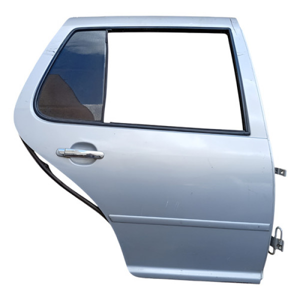 Porta Traseira Direita Vw Golf 2000 A 2010 Traseira Direita Prata