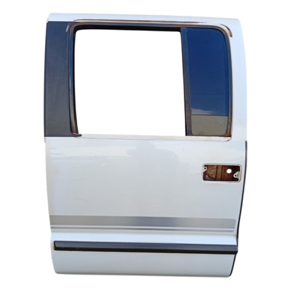 Porta Traseira Esquerda Gm S10 2001 A 2011 Traseira Esquerda Branca