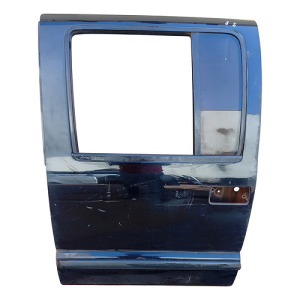 Porta Traseira Esquerda Gm S10 1998 A 2011 Traseira Esquerda Preto