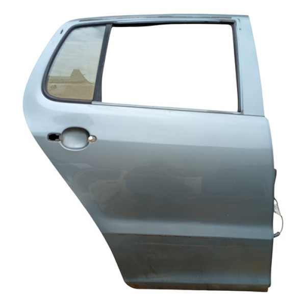 Porta Traseira Direita Vw Fox 2004 A 2012 Traseira Direita Verde