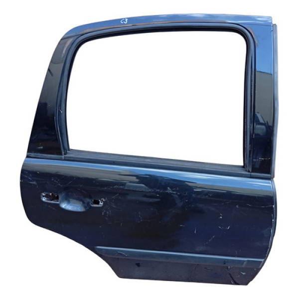 Porta Traseira Direita Citroen C3 2006 A 2012 Traseira Direita Preto