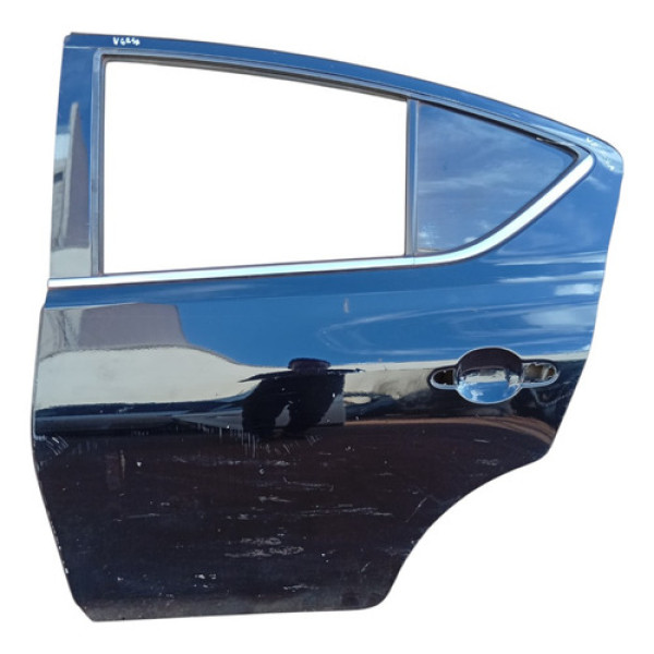 Porta Traseira Esquerda Nissan Versa 2011 A 2019 Traseira Esquerda Preto