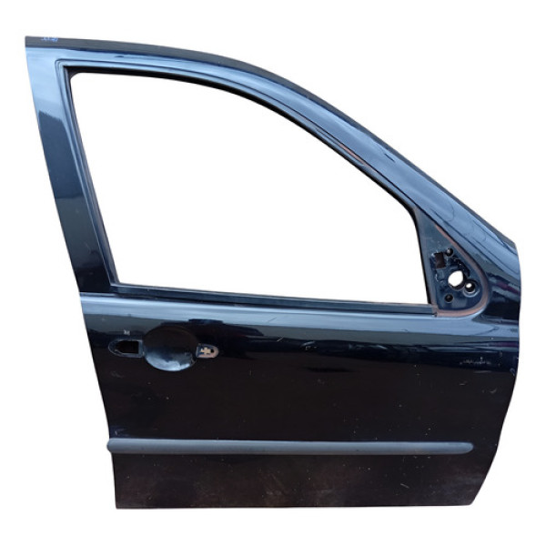Porta Dianteira Direita Palio Siena 2006 A 2012 Dianteira Direita Preto