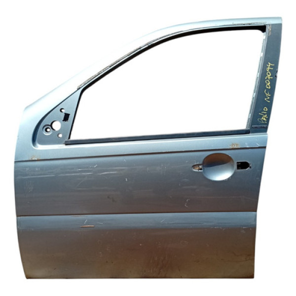 Porta Dianteira Esquerda Fiat Palio Cara Rato 2008 A 2012 Dianteira Esquerda Cinza