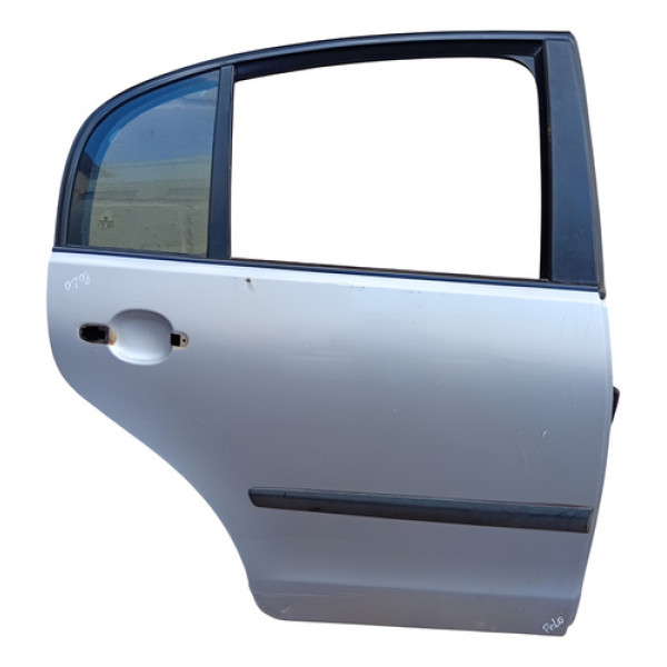 Porta Traseira Direita Vw Polo Sedan 2006 A 2012 Traseira Direita Cinza
