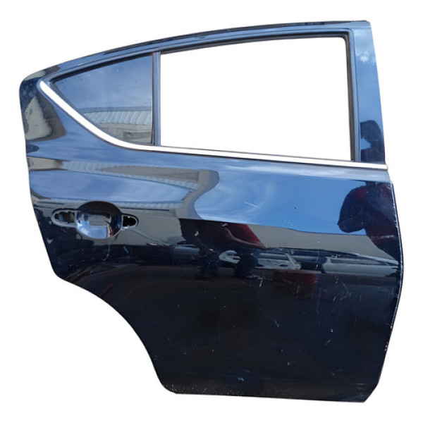 Porta Traseira Direita Nissan Versa 2011 A 2019 Traseira Direita Preto