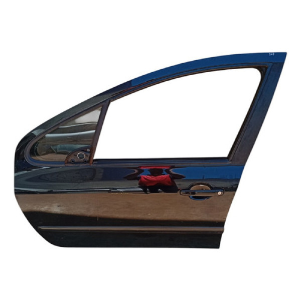 Porta Dianteira Esquerda Peugeot 307 2006 A 2012 Dianteira Esquerda Preto